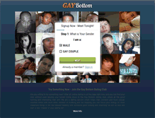 Tablet Screenshot of gaybottom.net